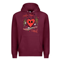 Burgundy cooler than cupid Premium Hoodie - MaliasSmallBusiness