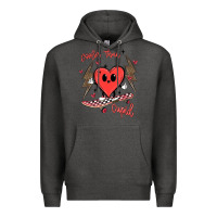 Charcoal Heather cooler than cupid Premium Hoodie - MaliasSmallBusiness