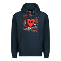 Navy cooler than cupid Premium Hoodie - MaliasSmallBusiness