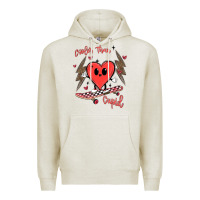 Oatmeal Heather cooler than cupid Premium Hoodie - MaliasSmallBusiness