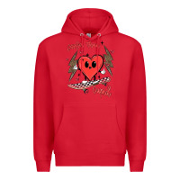 Red cooler than cupid Premium Hoodie - MaliasSmallBusiness