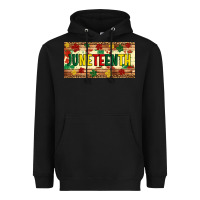 Black juneteenth licence plate template Heavyweight Hoodie - Artiststas