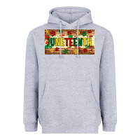 Heather Grey juneteenth licence plate template Heavyweight Hoodie - Artiststas