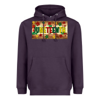 Plum juneteenth licence plate template Heavyweight Hoodie - Artiststas
