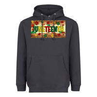 Juneteenth Licence Plate Template Heavyweight Hoodie | Teevron
