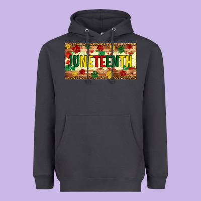 Juneteenth Licence Plate Template Heavyweight Hoodie Designed By Artiststas