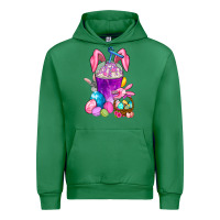 Emerald Happy Easter coffee cup Urban Hoodie - NancyCooperArtShop