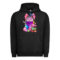 Pigment Black Happy Easter coffee cup Urban Hoodie - NancyCooperArtShop