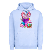 Pigment Grape Ice Happy Easter coffee cup Urban Hoodie - NancyCooperArtShop