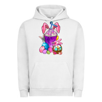 Pigment Lunar Rock Happy Easter coffee cup Urban Hoodie - NancyCooperArtShop