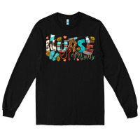Black nurse mom Long Sleeve Tee - texasbilliewilder