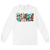 White nurse mom Long Sleeve Tee - texasbilliewilder