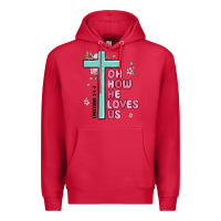 Cardinal oh how he loves us ephesians 2 4 8 Premium Hoodie - MaliasSmallBusiness