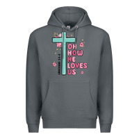 Rock oh how he loves us ephesians 2 4 8 Premium Hoodie - MaliasSmallBusiness