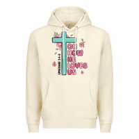 Sandshell oh how he loves us ephesians 2 4 8 Premium Hoodie - MaliasSmallBusiness