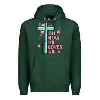 Sports Green oh how he loves us ephesians 2 4 8 Premium Hoodie - MaliasSmallBusiness