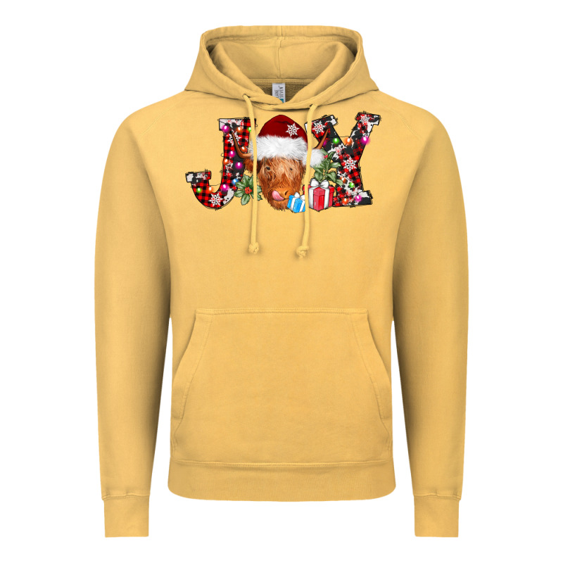 Joy Christmas Heifer Vintage Hoodie by AdoDesignShop | Teevron