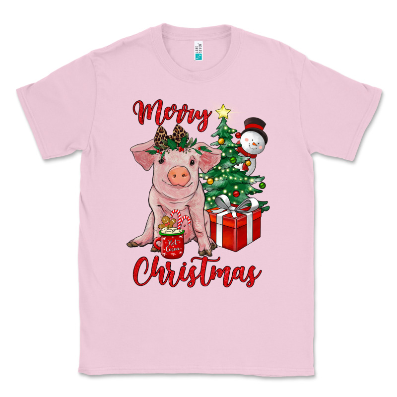Merry Christmas Pig Classic Tee by RanaPortraitStore | Teevron