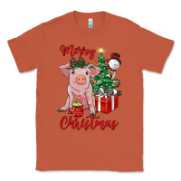 Copper merry christmas pig Classic Tee - RanaPortraitStore