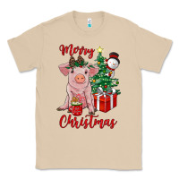 Mushroom merry christmas pig Classic Tee - RanaPortraitStore