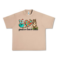 Burro peace love collie Urban Heavy Tee - texasbilliewilder