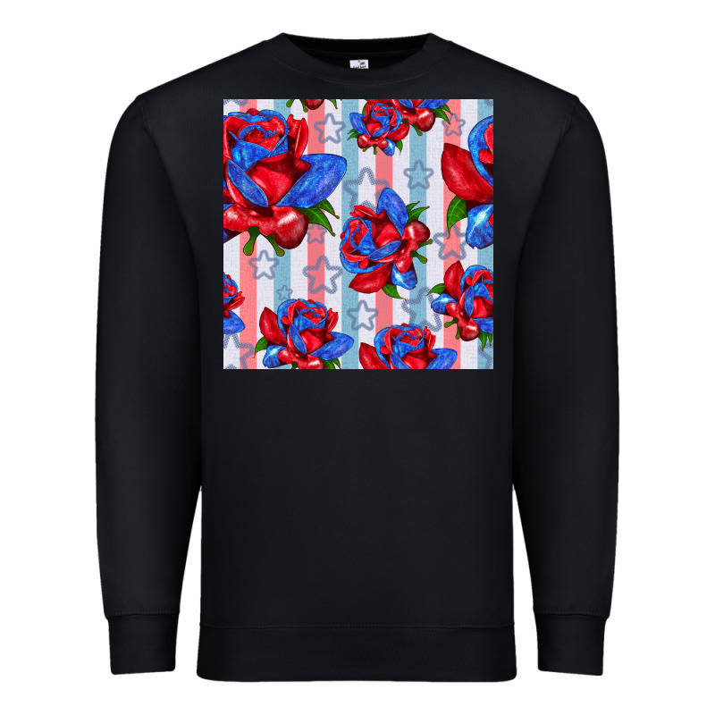 Patriotic Roses Premium Sweatshirt by BundleAndBundleShop | Teevron