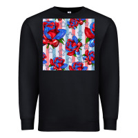 Black patriotic roses Premium Sweatshirt - BundleAndBundleShop