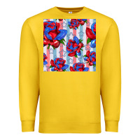 Lemon patriotic roses Premium Sweatshirt - BundleAndBundleShop