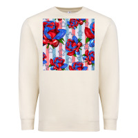 Sandshell patriotic roses Premium Sweatshirt - BundleAndBundleShop
