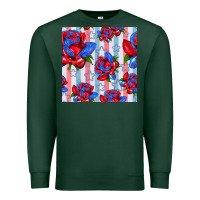 Sports Green patriotic roses Premium Sweatshirt - BundleAndBundleShop