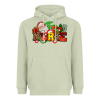 Matcha nurse with Christmas Heavyweight Hoodie - AdoDesignShop