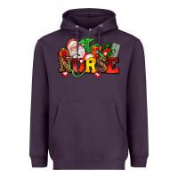 Plum nurse with Christmas Heavyweight Hoodie - AdoDesignShop