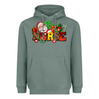 Sage nurse with Christmas Heavyweight Hoodie - AdoDesignShop