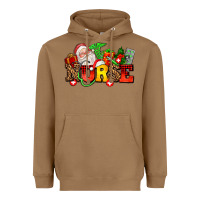 Toasted Coconut nurse with Christmas Heavyweight Hoodie - AdoDesignShop