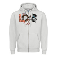 Dove Grey love nurse Zipper Hoodie - SublimationCraftShop