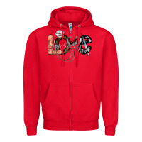 Red love nurse Zipper Hoodie - SublimationCraftShop
