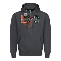 Smoke love nurse Zipper Hoodie - SublimationCraftShop