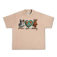 Peace Love Cowboy Urban Heavy Tee | Teevron