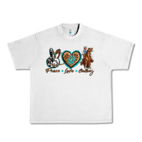Lunar Rock peace love cowboy Urban Heavy Tee - texasbilliewilder