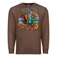 Chestnut hippie soul with caravan and flowers Premium Sweatshirt - Artiststas