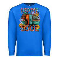 True Royal hippie soul with caravan and flowers Premium Sweatshirt - Artiststas
