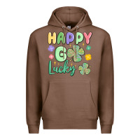 Chestnut happy go lucky Premium Hoodie - MaliasSmallBusiness