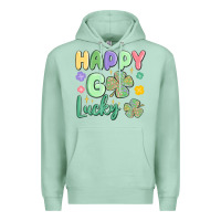 Seafoam happy go lucky Premium Hoodie - MaliasSmallBusiness