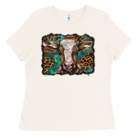 Bone Christmas background baby calf Ladies Tee - BarkalooDesign