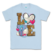 Dusty Blue love volleyball Classic Tee - Zillion Design Studio
