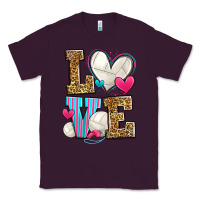 Plum love volleyball Classic Tee - Zillion Design Studio