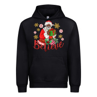 Black believe black santa christmas Urban Hoodie - MaliasSmallBusiness