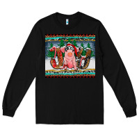 Black joy pig Long Sleeve Tee - RanaPortraitStore