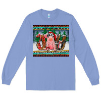Colony Blue joy pig Long Sleeve Tee - RanaPortraitStore