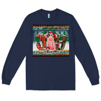 Navy joy pig Long Sleeve Tee - RanaPortraitStore